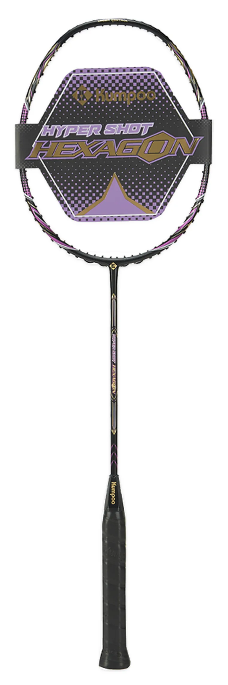 熏风 Hyper Shot Hexagon · Black/Purple 球拍